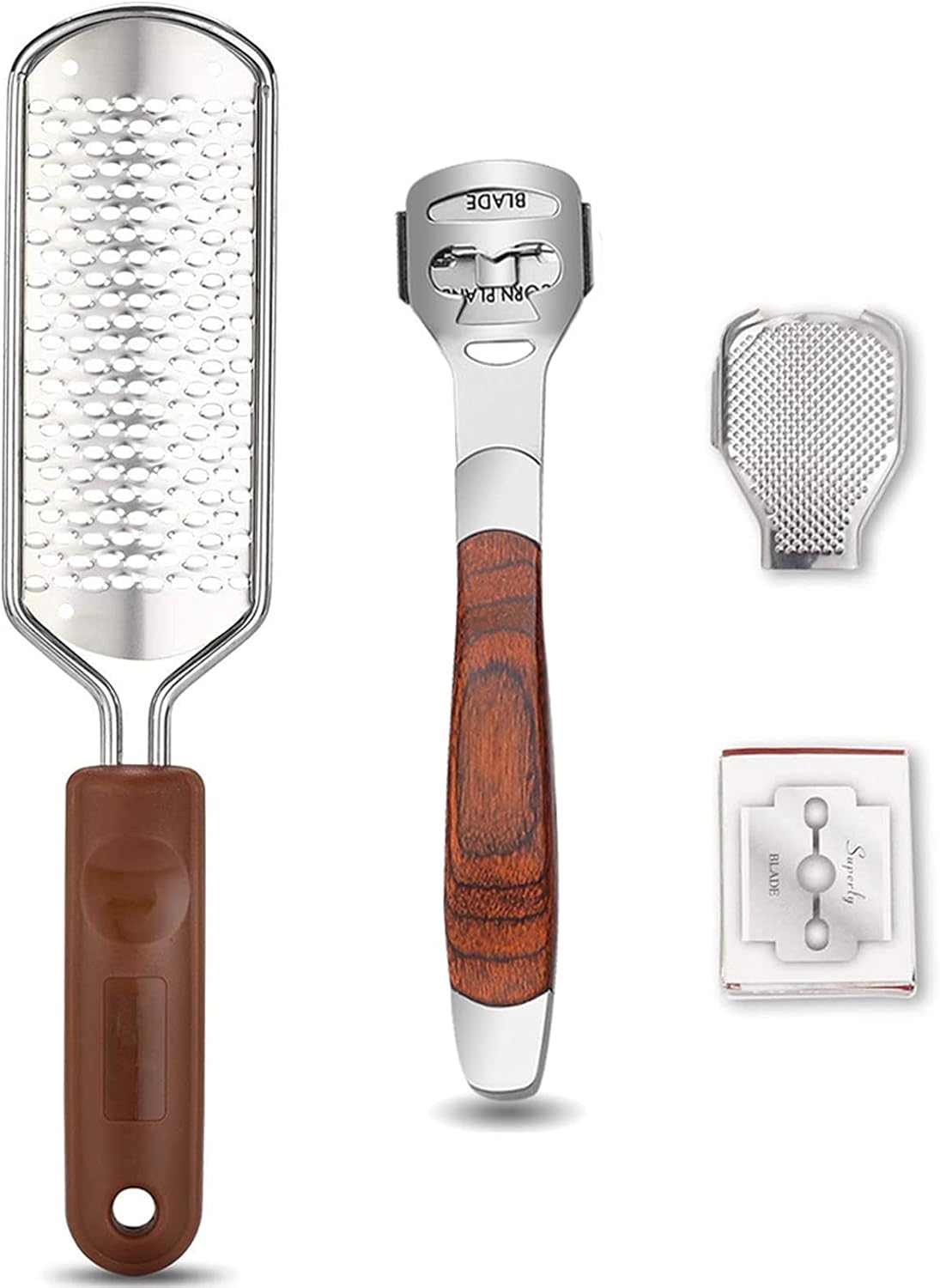 Detalle de Colossal Foot Rasp & Wood Handle Callus Shaver 10 pack 🪮