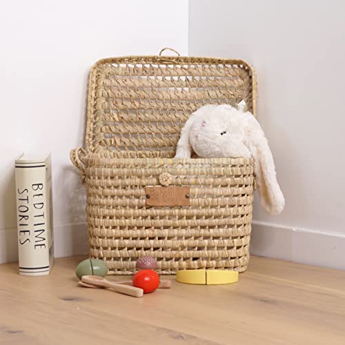 Detalle 2 de Bohome Living malle de rangement en osier tressé 30 cm
