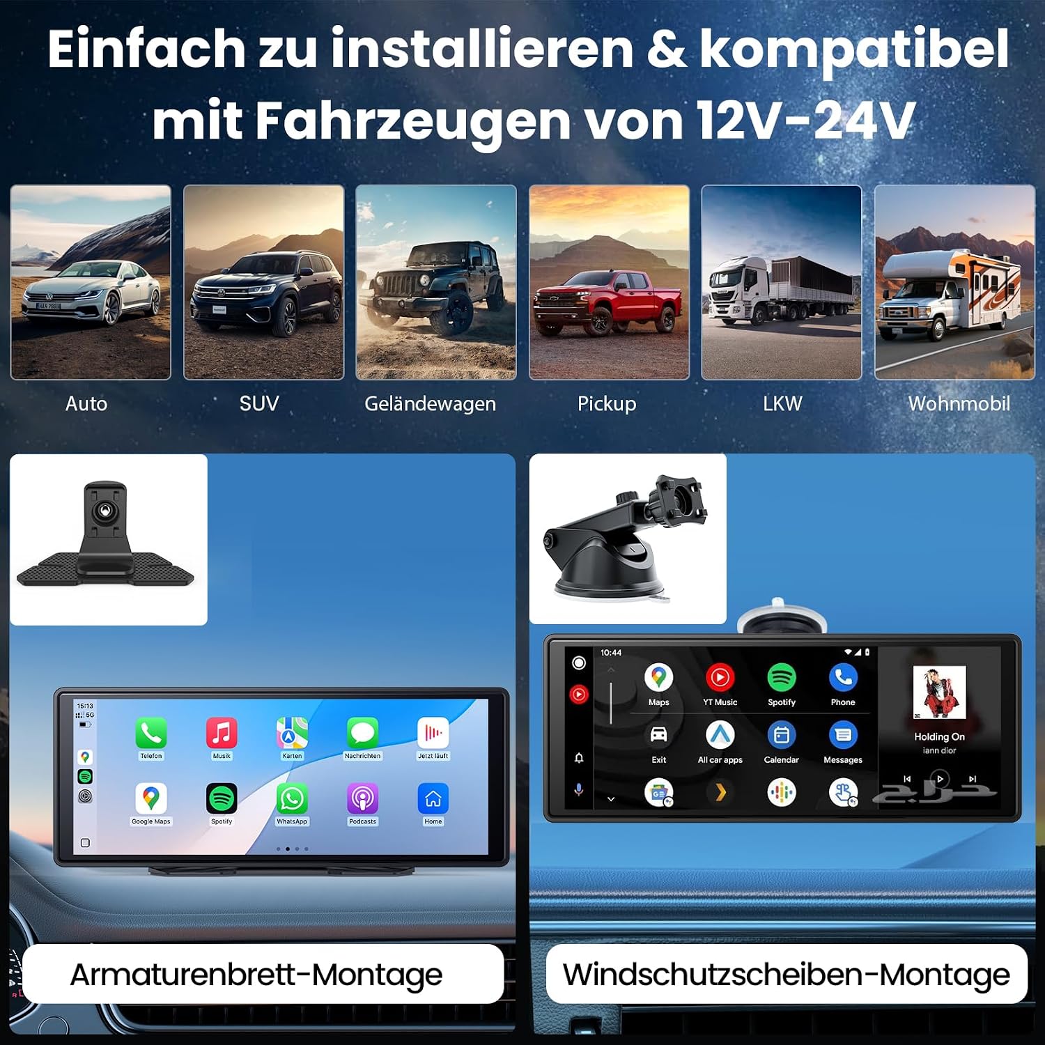 Thumbnail 4 de CarPlay Bildschirm 9,26 Zoll Wireless Display