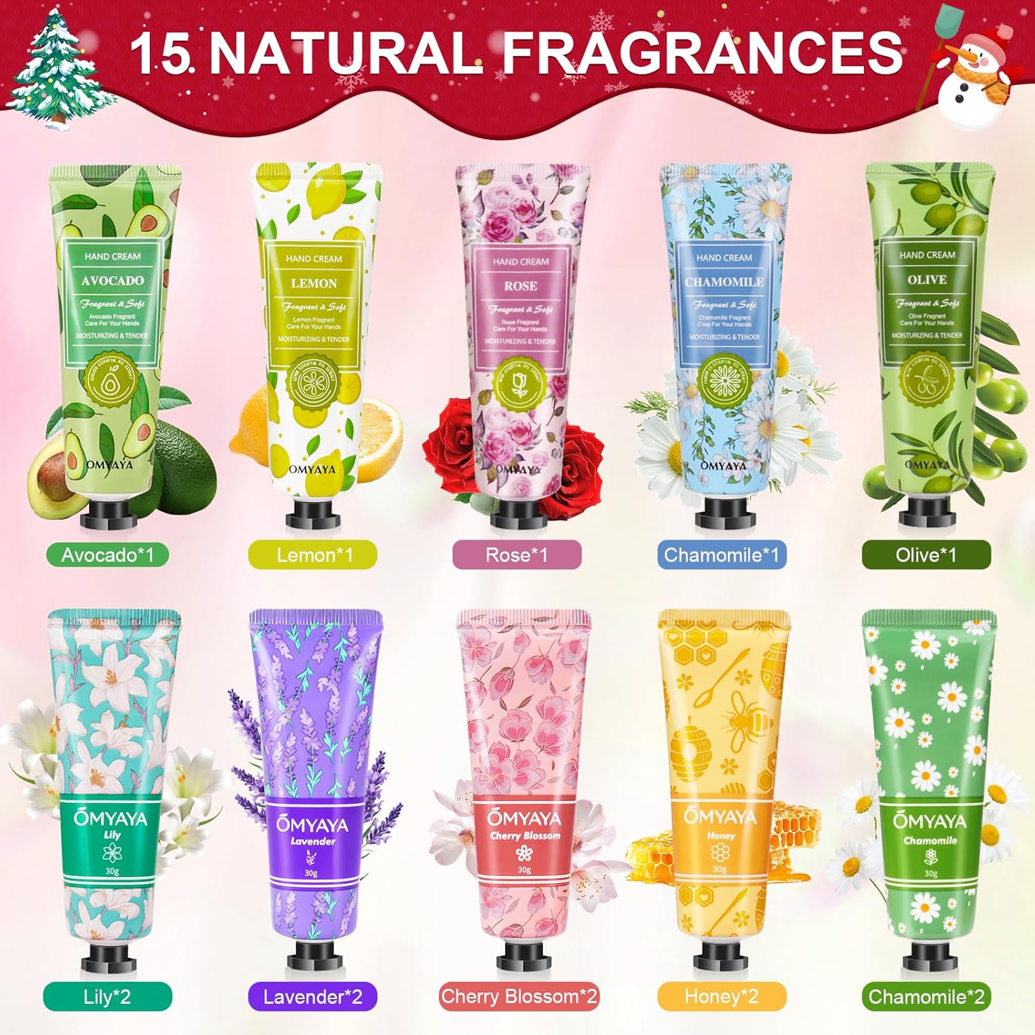 Detalle 2 de Mini Handcreme Set 15 Stück 🎁👐