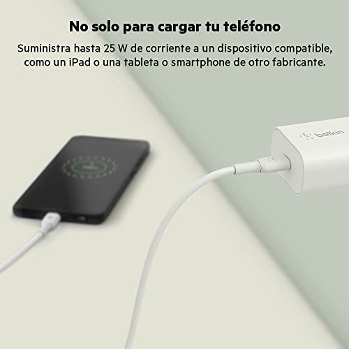 Detalle 2 de Belkin BoostCharge: cargador de pared USB-C 25 W con PPS para carga rápida