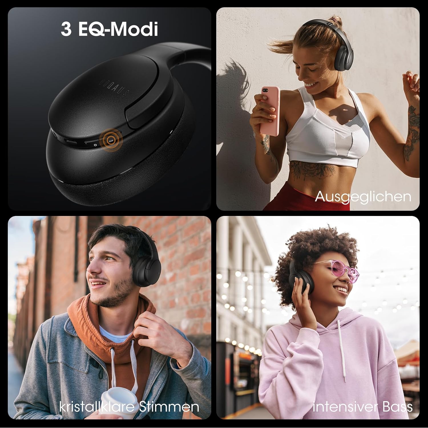 Thumbnail 3 de DOQAUS Kopfhörer Bluetooth Over-Ear 90 Std