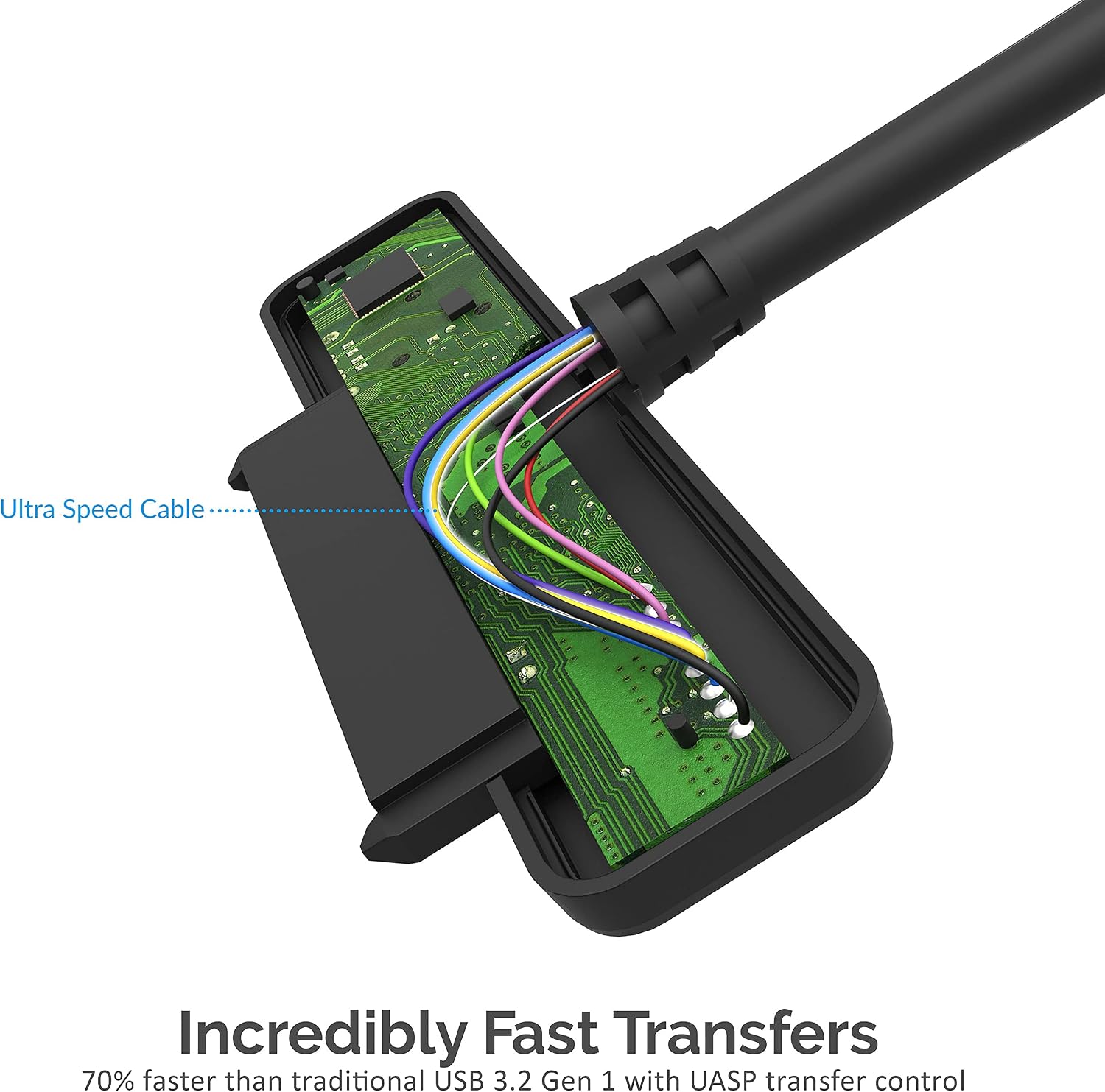 Thumbnail 6 de SABRENT SATA to USB 3.2 Adapter for 2.5" HDD/SSD (EC-SSHD)