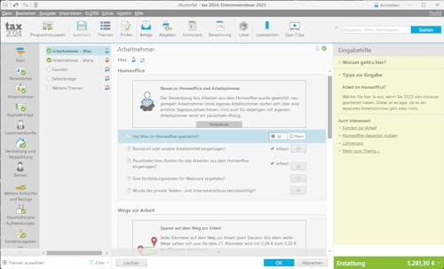 Thumbnail 4 de Tax 2024 (für Steuerjahr 2023) von Buhl Data Service – Aktivierungscode per Email