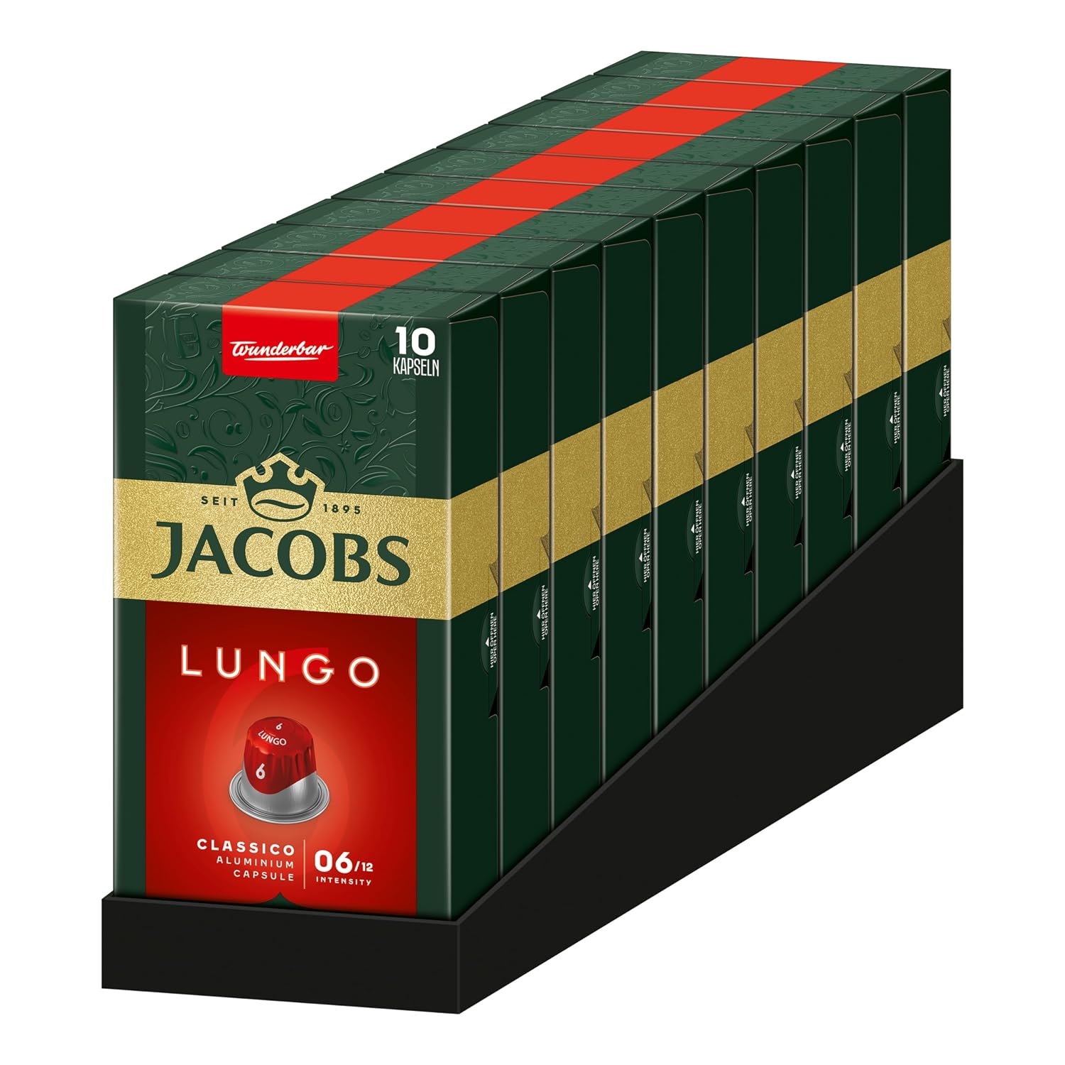 Thumbnail 6 de Jacobs Kaffeekapseln Lungo Classico – Intensität 6/12, 200 Kapseln, Nespresso-kompatibel