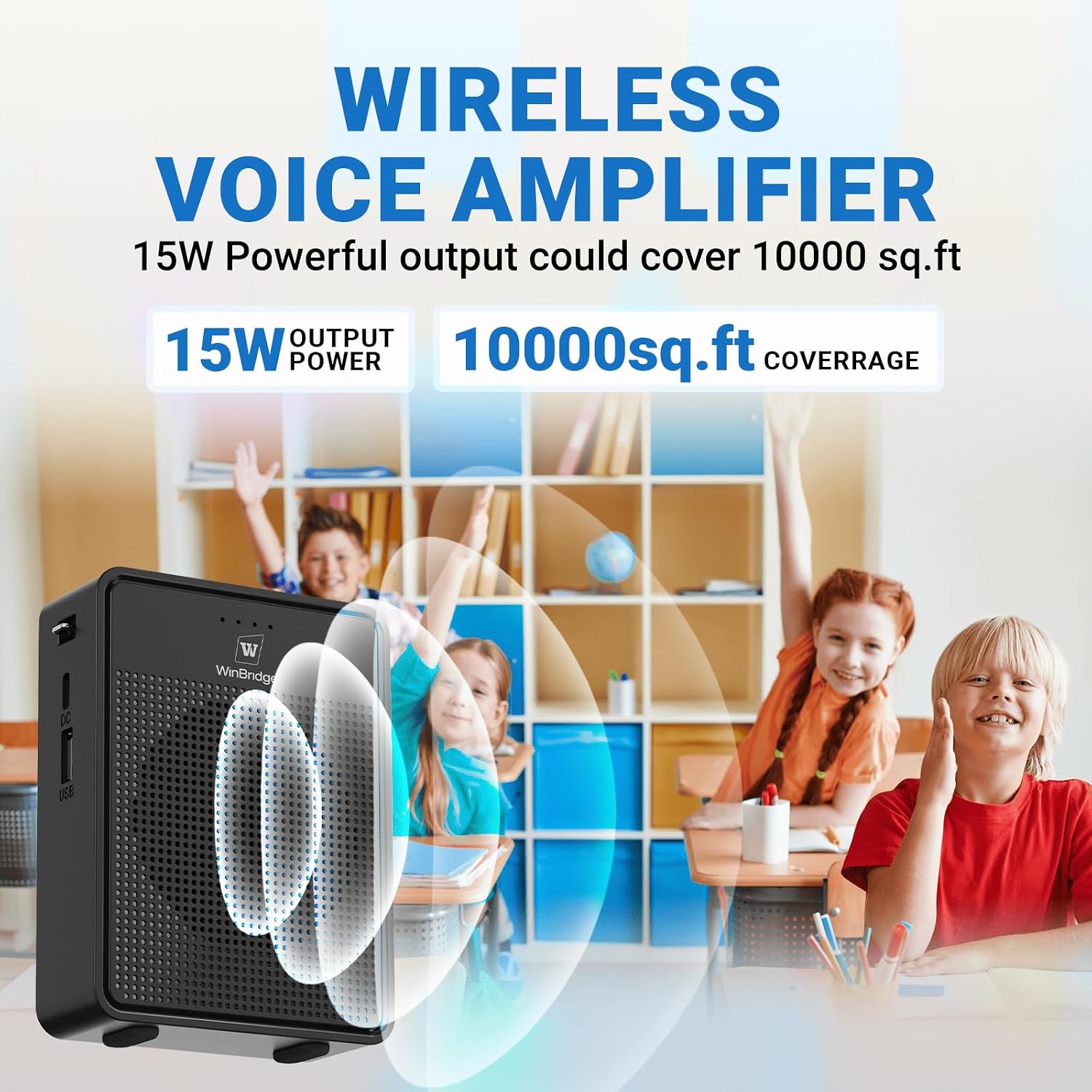 Thumbnail 3 de ResponseBridge R002 Wireless Voice Amplifier, 15 W with Bluetooth and USB