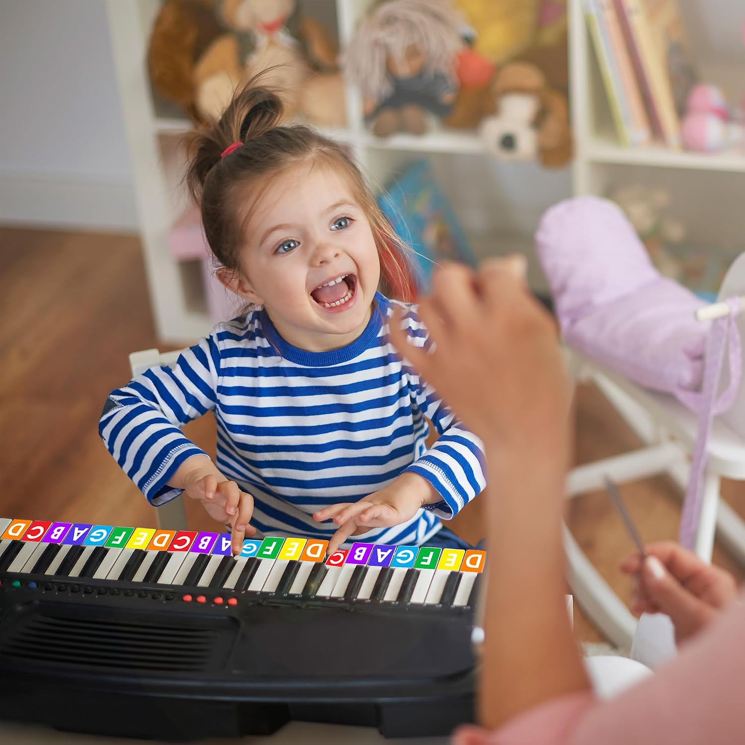 Detalle 2 de QMG Piano and Keyboard Note Stickers, Vinyl