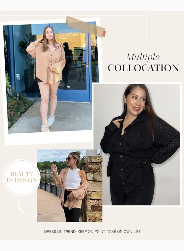 Thumbnail 5 de Dokotoo waffle knit shacket jacket