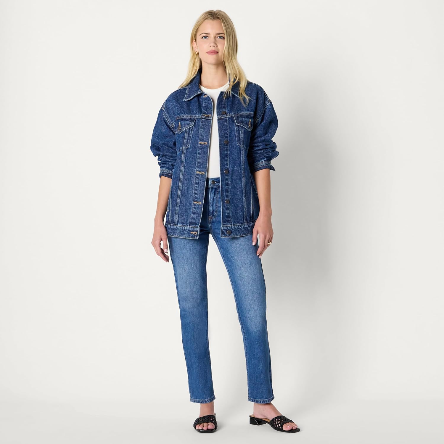 Thumbnail 4 de Amazon Essentials Trucker-Jacke 69,9 cm