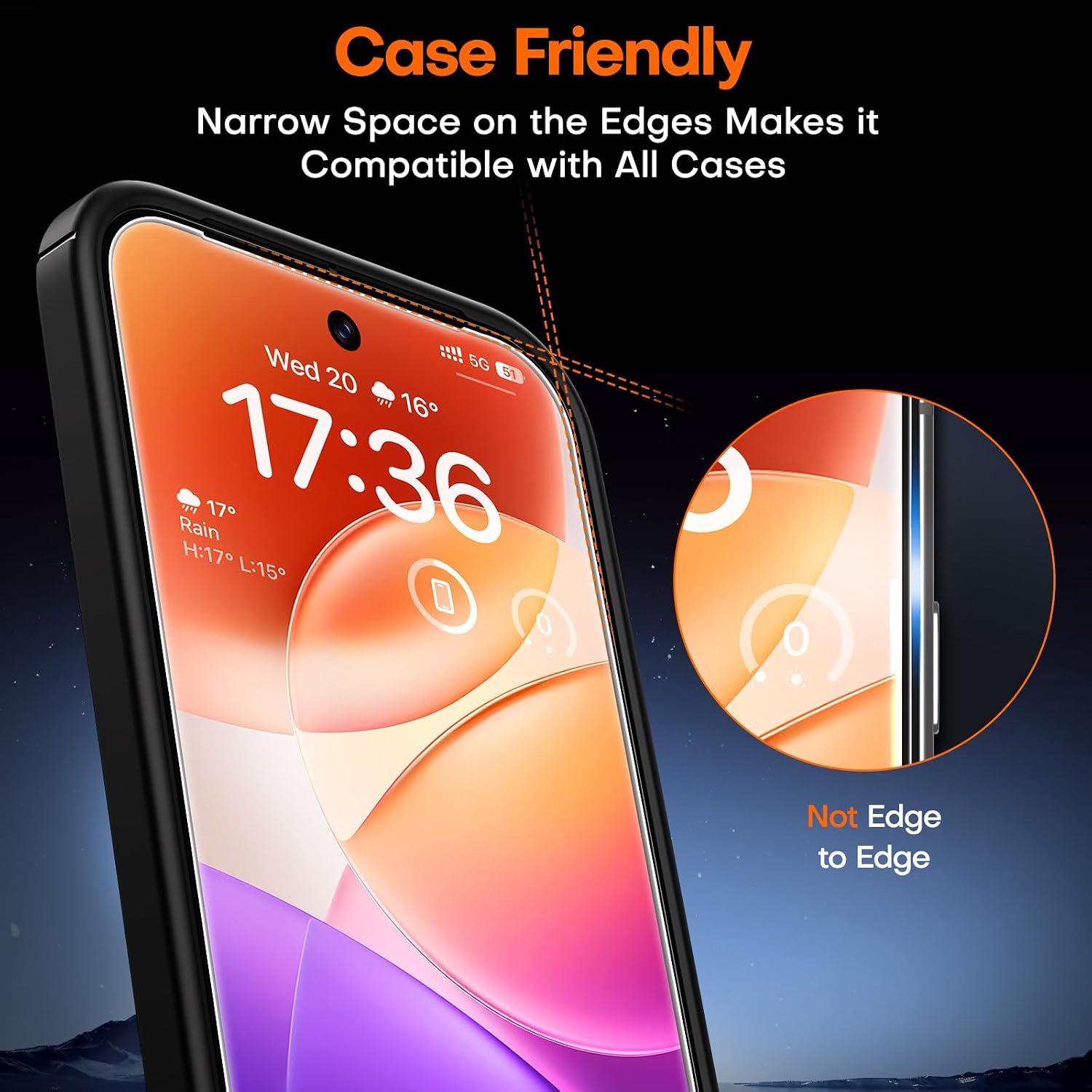 Thumbnail 6 de TOCOL Pixel 9 Screen Protector, 9H+ Tempered Glass, Auto-Install, 2-Pack