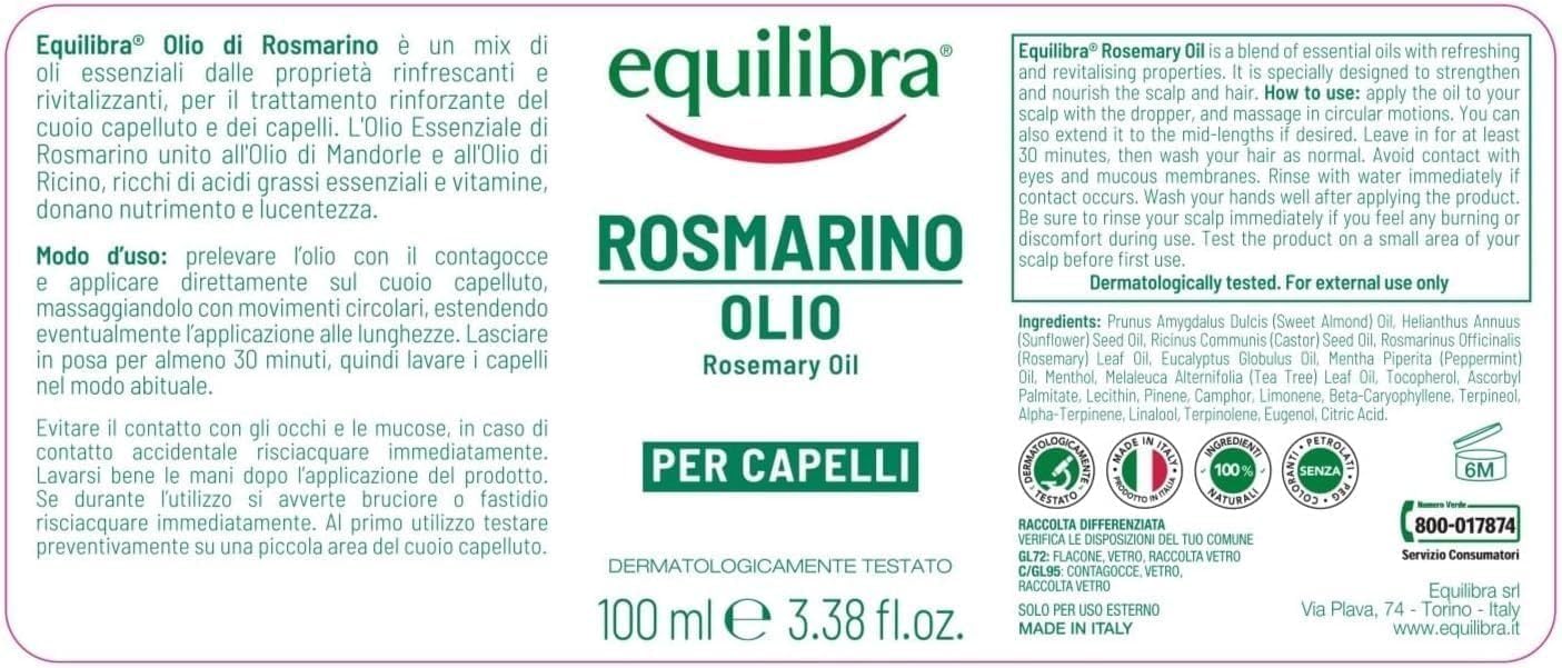 Thumbnail 5 de Equilibra Olio di Rosmarino per capelli 100 ml