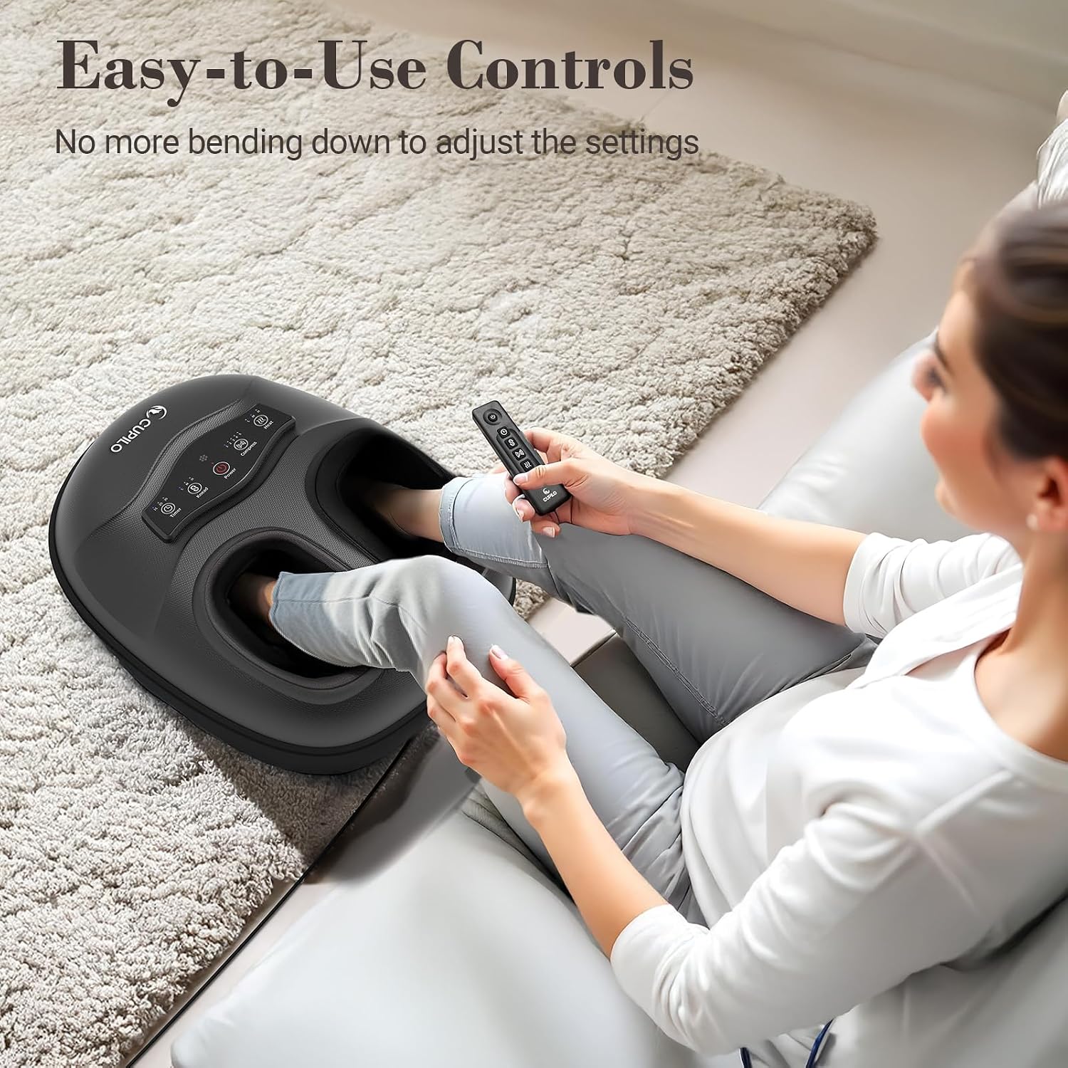 Thumbnail 5 de CuPiLo Shiatsu Foot Massager with Heat — 2026 Upgraded Vision