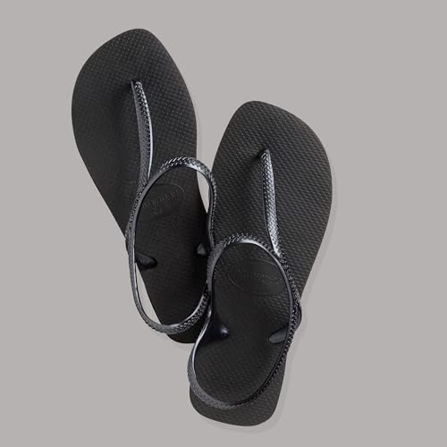 Thumbnail 2 de Havaianas Flash Urban para mujer: sandalias planas con tiras metálicas y cierre en el tobillo