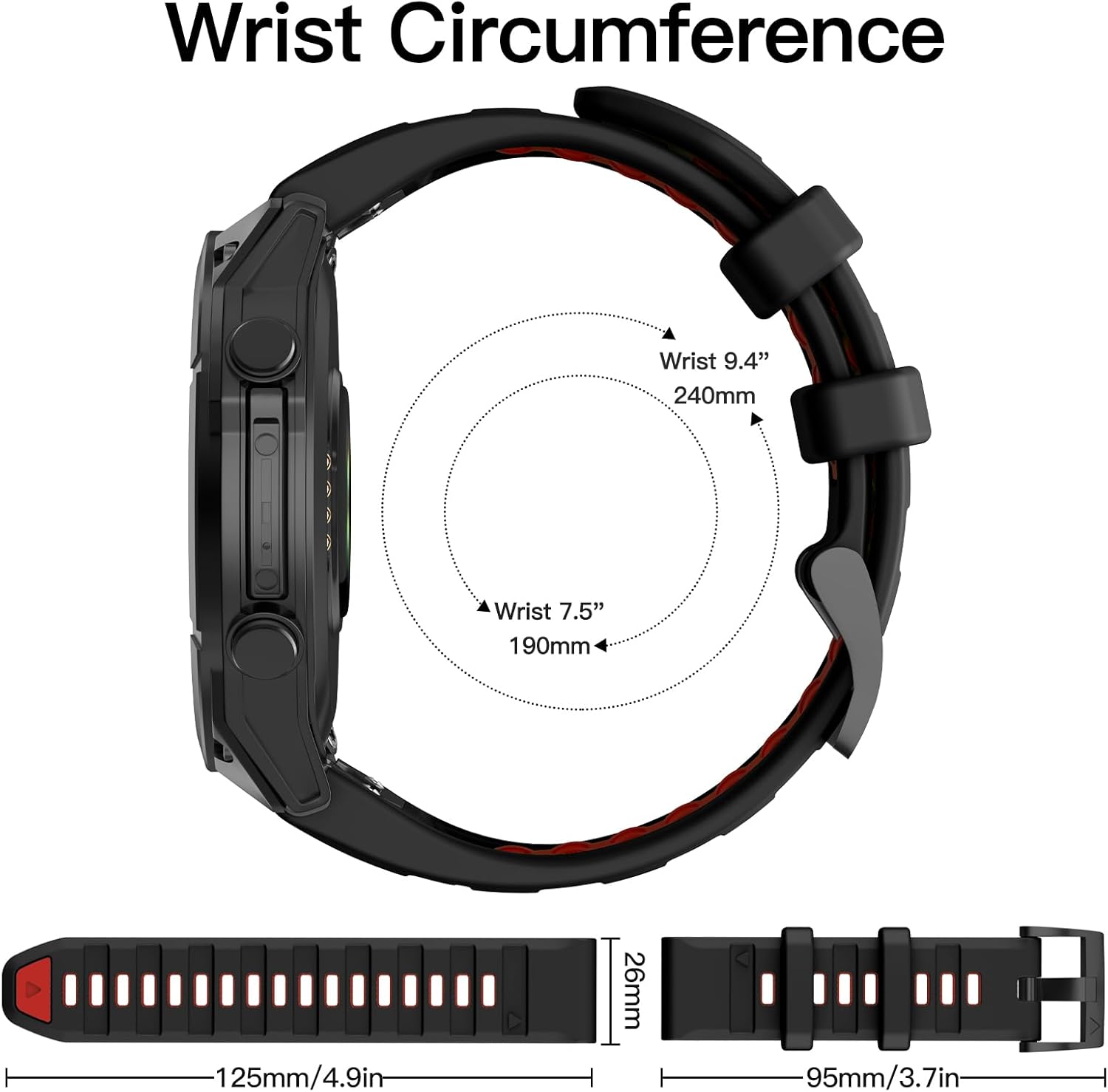 Detalle 2 de OVERSTEP Strap for Fenix 8 51mm replacement band