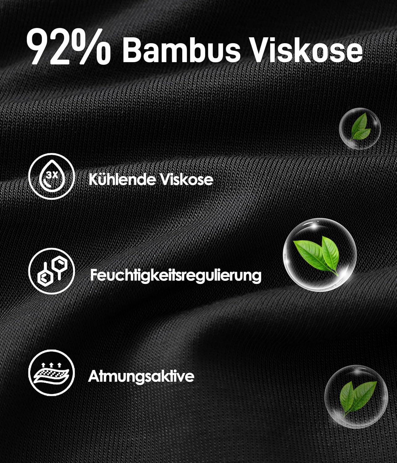 Thumbnail 3 de YESWEL Bambus Boxershorts Herren – 6er oder 10er Pack, Langges Bein, Eingriff, atmungsaktiv