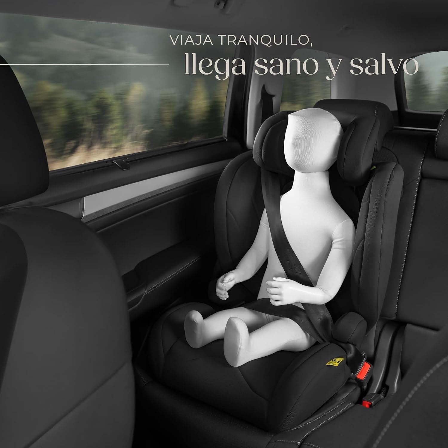 Thumbnail 6 de tectake Silla de Coche Infantil i‑Size 100–150 cm