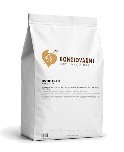 Imagen de OSTIE 8 cm di Bongiovanni Farine e Bonta' Naturali – confezione da ca. 250 pezzi en OfertitasTOP