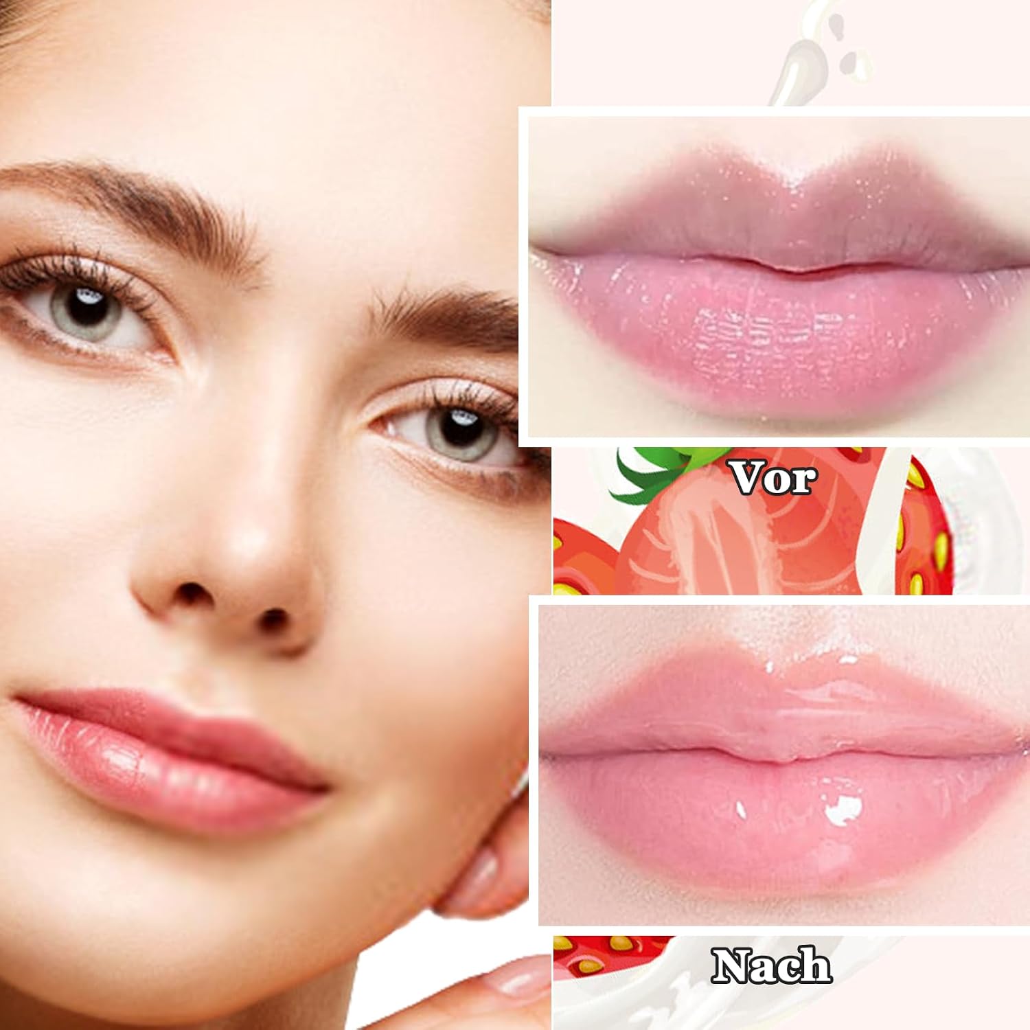 Detalle 2 de PENCHUAN Bee Balm lippenbalsem, set van 4 voor dag- en nachtverzorging