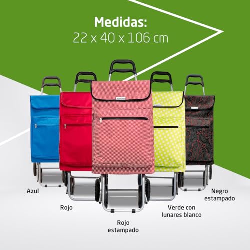 Thumbnail 6 de Amig Carro de la Compra de 4 Ruedas con Bolsillo Térmico – Capacidad 48 L y 15 kg
