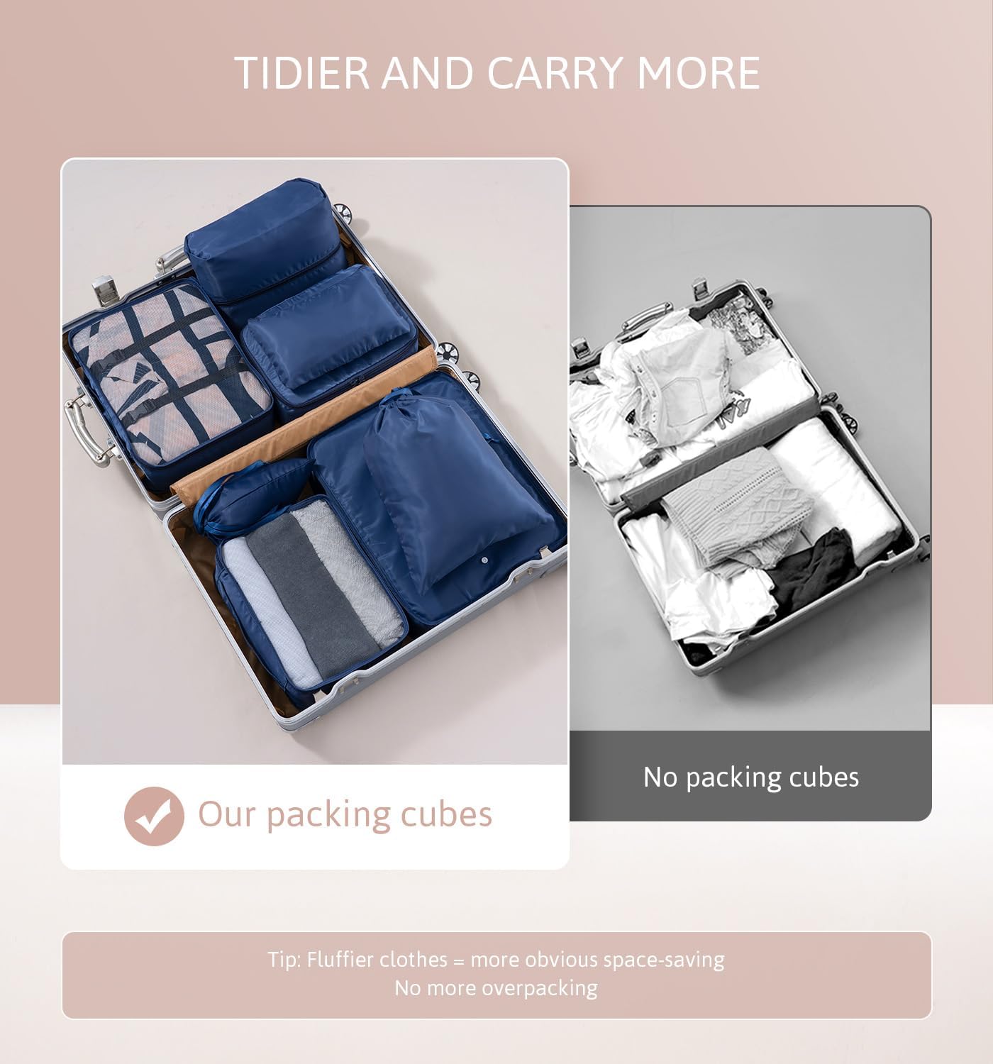 Thumbnail 1 de Meowoo Organizador de Equipaje 8 en 1 Packing Cubes