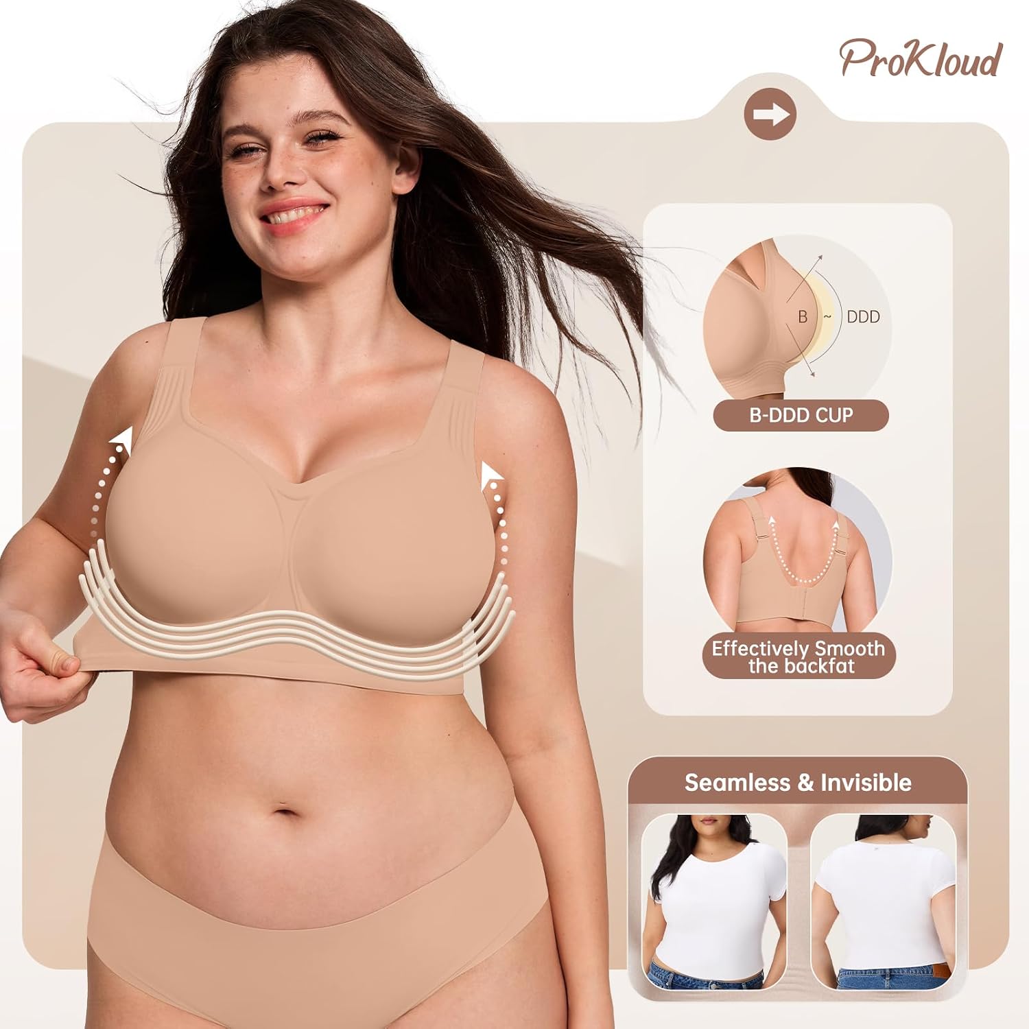 Thumbnail 1 de ProKloud Wireless Bra with Semi-Fixed Pads