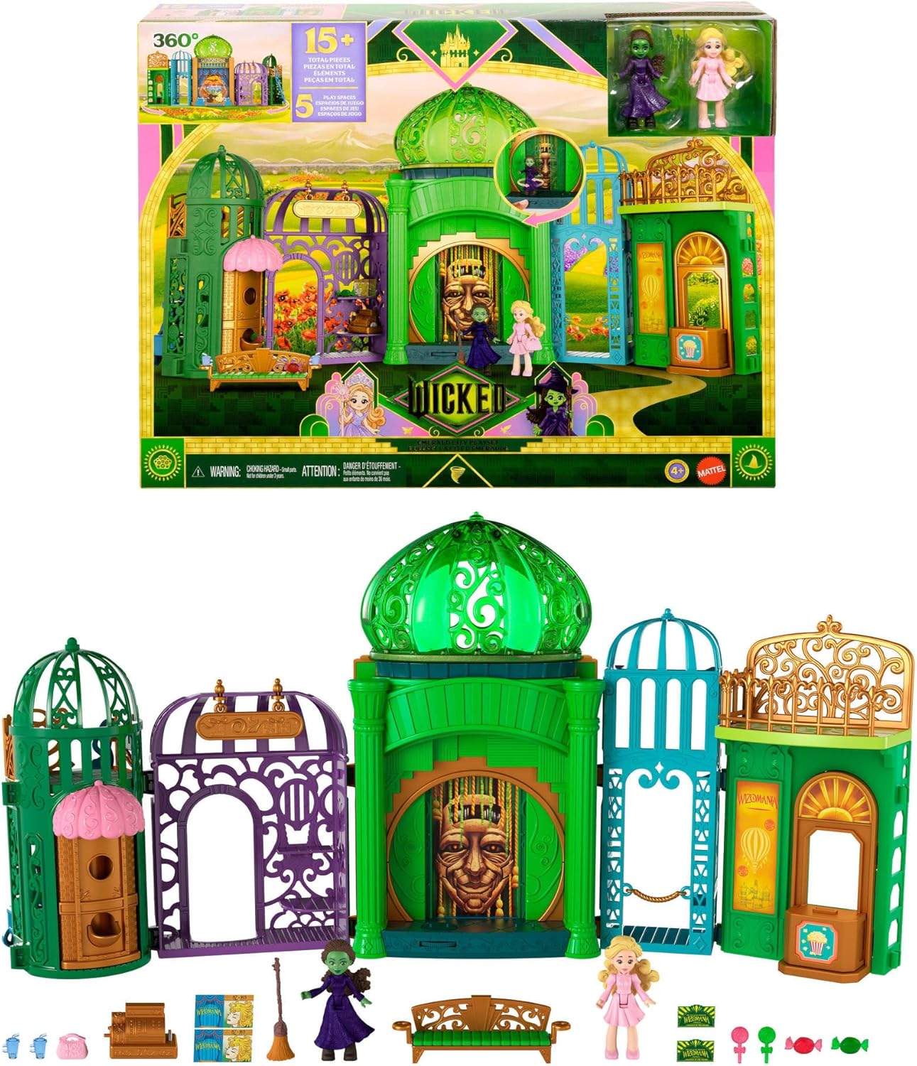 Thumbnail 6 de Mattel Universal Wicked Partie 2 Montgolfières Mystère du Pays d’Oz – Coffret surprise avec petite poupée et accessoire (JFM15)