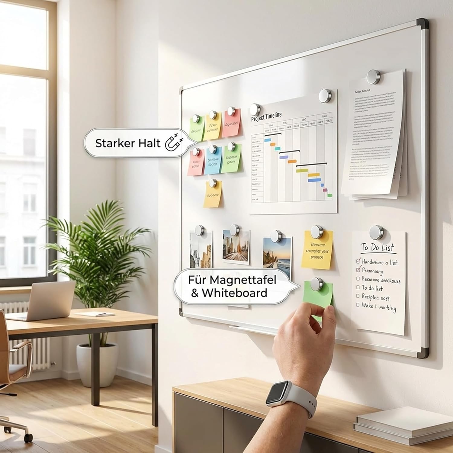 Thumbnail 4 de Amzrole Neodym-Magnete 8×2 mm, 100 Stück