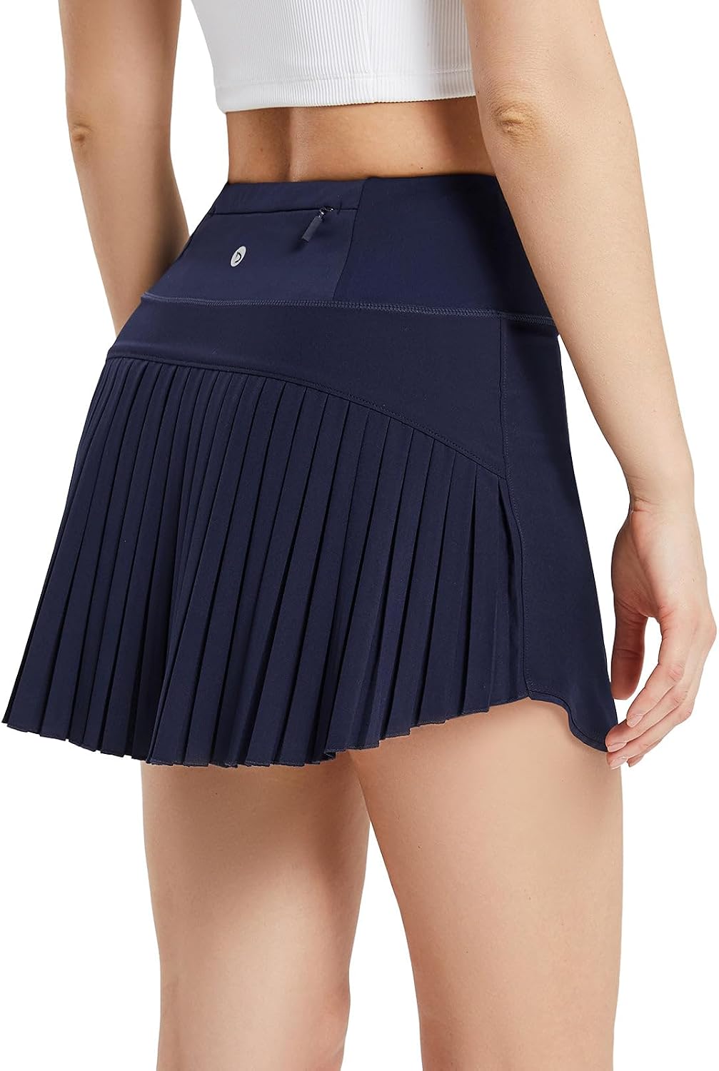 Detalle de baleaf Women's Pleated Tennis Skirt Golf Skorts for Woman — High-Waisted, Lightweight with Pockets