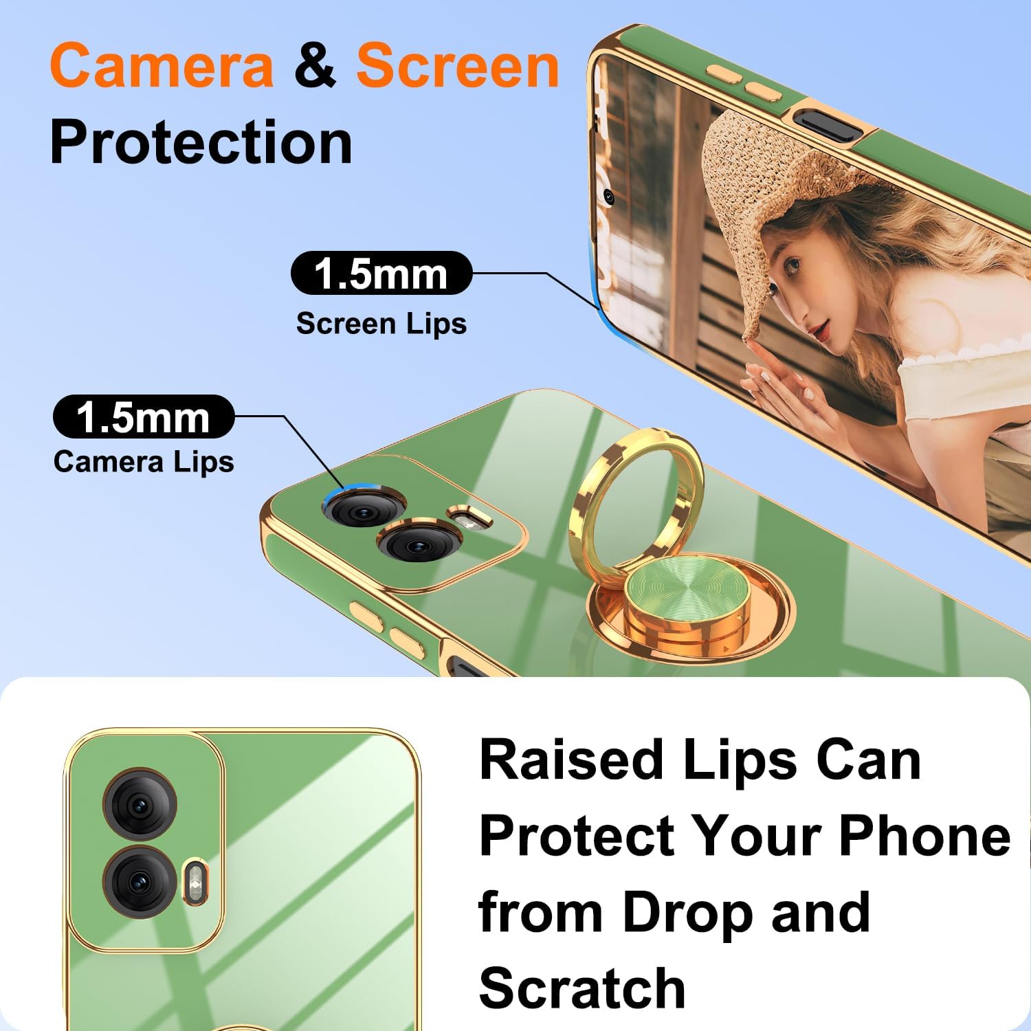 Detalle de Gritup Phone Case for Moto G Power 5G 2024