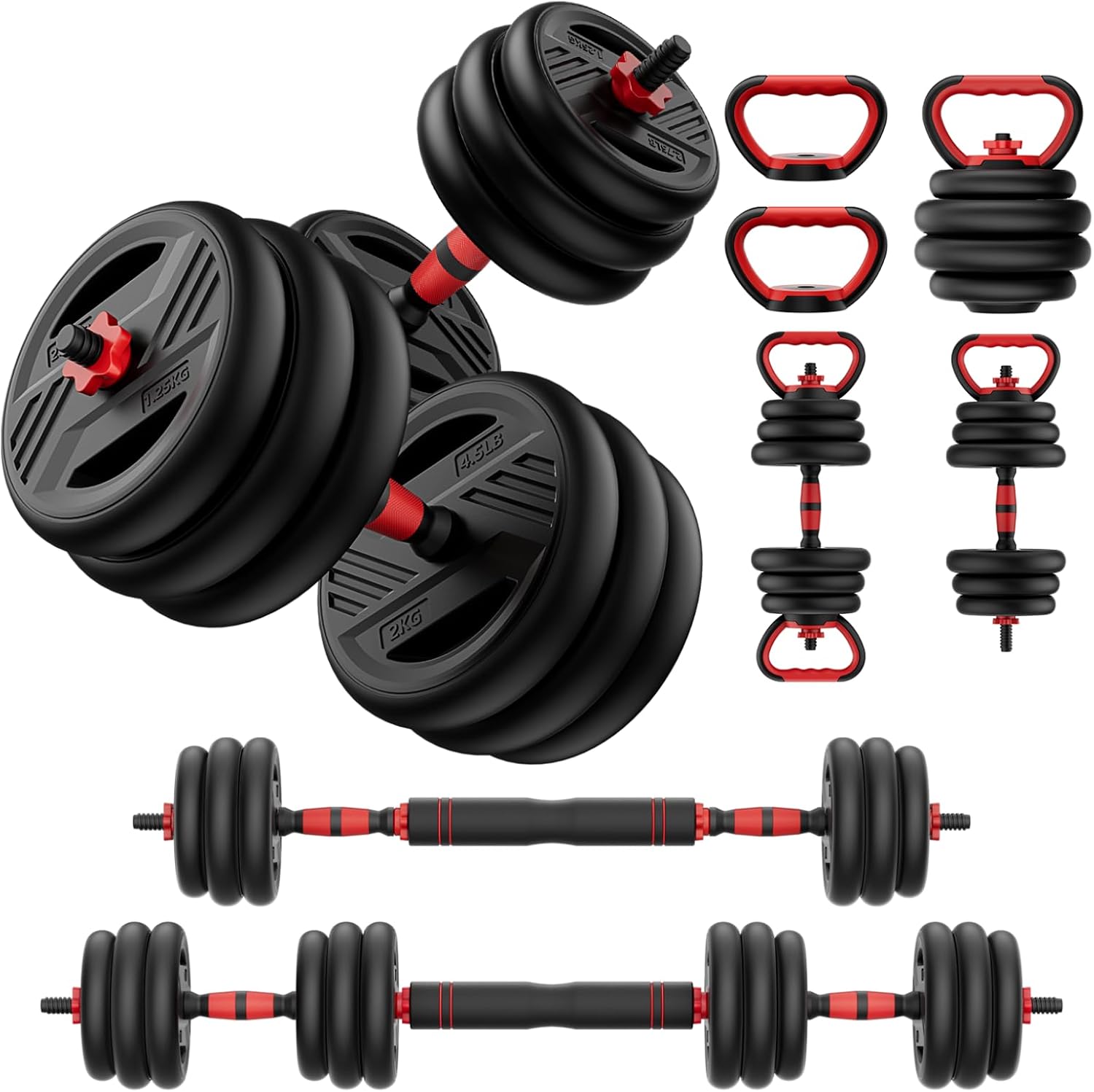 Cvonte Adjustable Dumbbell Set 90 lbs 🏋
