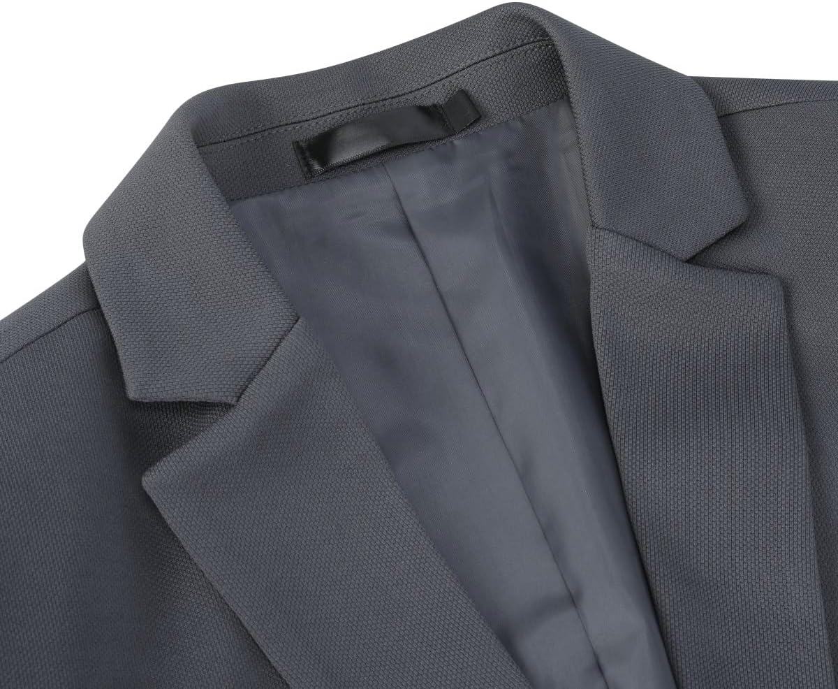 Thumbnail 5 de YFFUSHI Abito Uomo 2 Pezzi Slim Fit con 1 Bottone: eleganza sobria per matrimoni e cerimonie