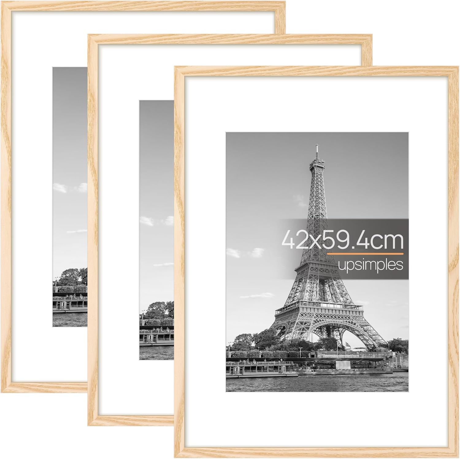 Thumbnail 6 de upsimples 3er-Pack Bilderrahmen 40x60 cm, weiß – Poster- und Fotorahmen