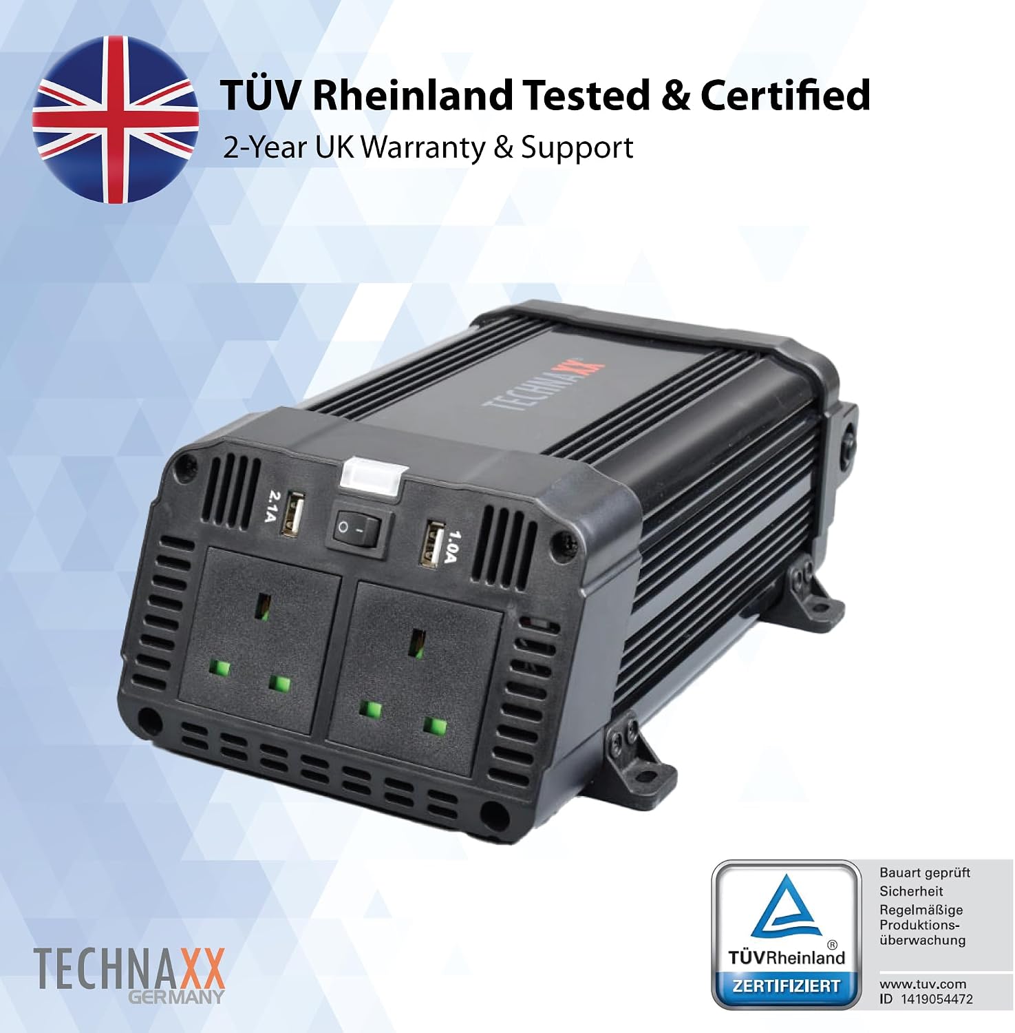 Thumbnail 6 de Technaxx TE16 1200W inverter