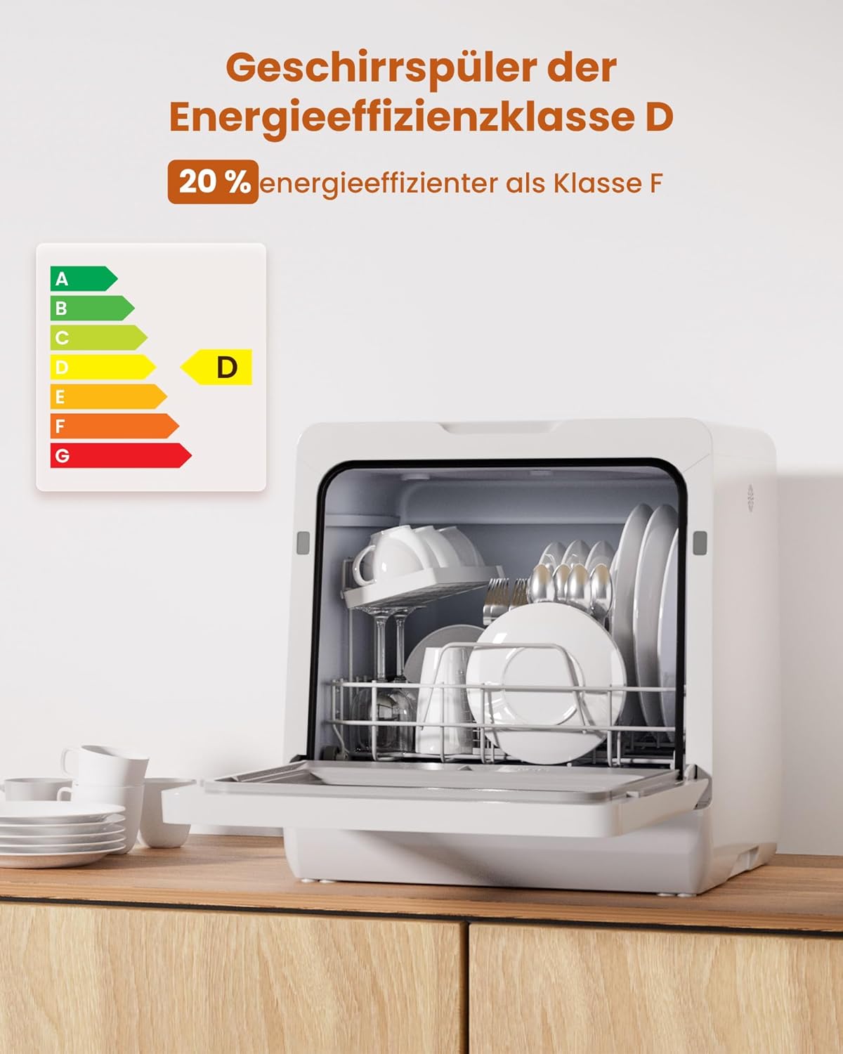 Detalle 2 de HAVA 2025 NEUE Geschirrspüler 5 L 🍽