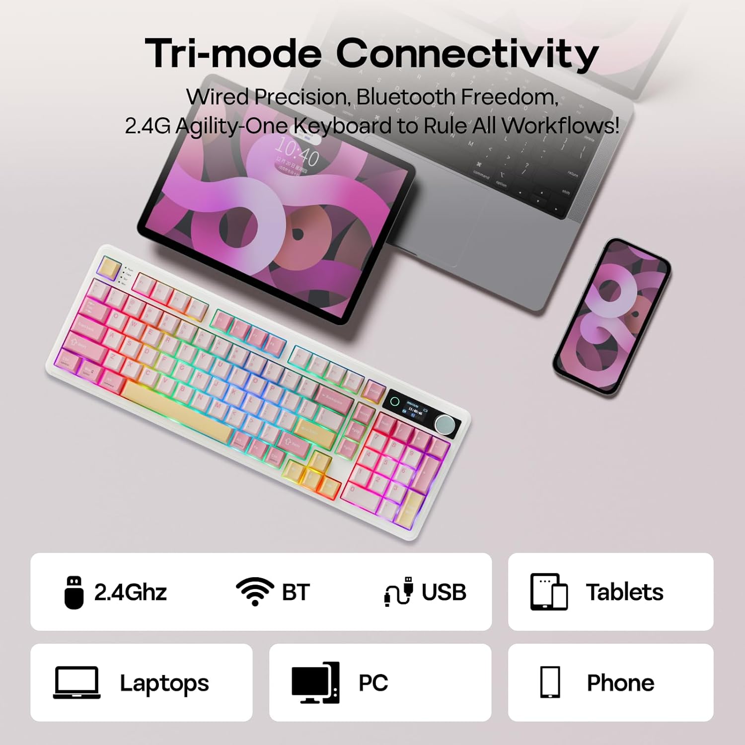Thumbnail 4 de EPOMAKER TH99 PRO mechanical keyboard 10000mAh ⌨