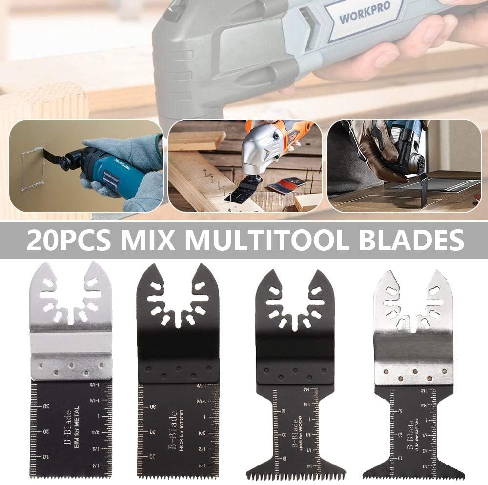 Thumbnail 3 de 20 Pcs Oscillating Saw Blades 20pc set