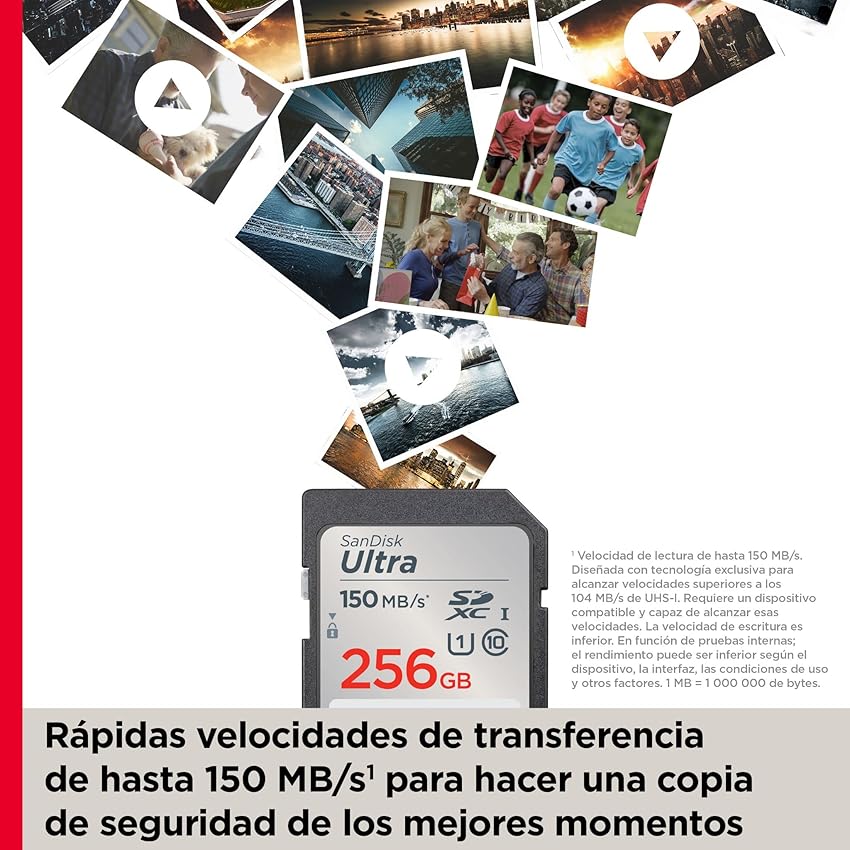 Thumbnail 2 de SanDisk Ultra 256 GB SDXC A1 UHS-I Clase 10