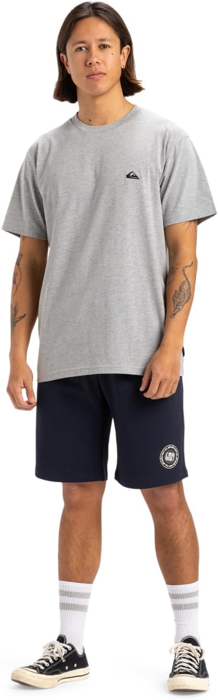 Detalle de Quiksilver Basic SS Tee Young Men T-Shirt – T‑shirt simple pour homme (Lot de 1)