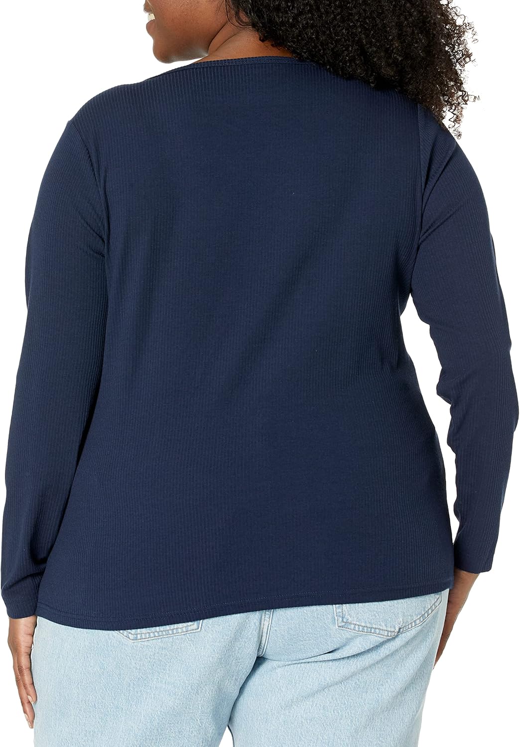 Thumbnail 6 de Amazon Essentials Damen mehrlagige Slim-Fit Langarm-Strickhemden mit V-Ausschnitt (auch in Übergröße)