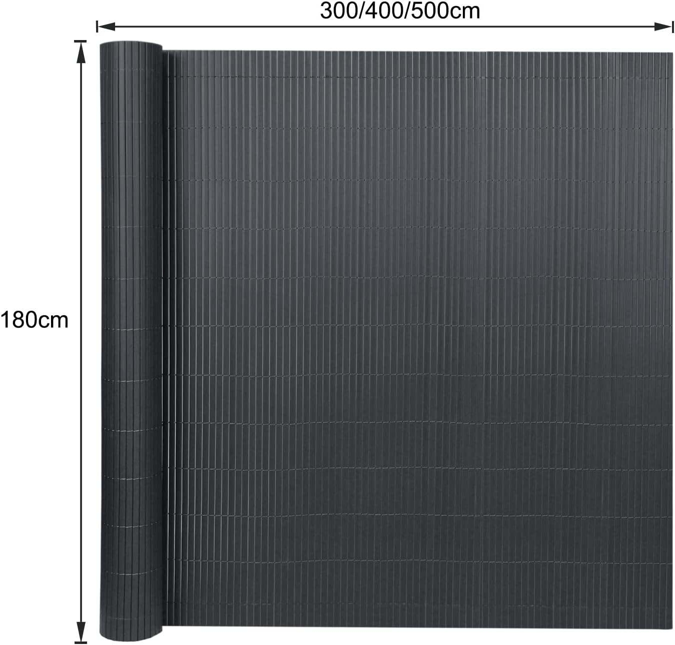Detalle 2 de YRHome Sichtschutzmatte 180x500 cm PVC