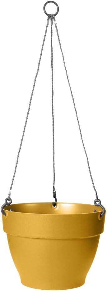 Detalle de Elho Vibia Campana Hanging Basket 26 cm – Honey Yellow
