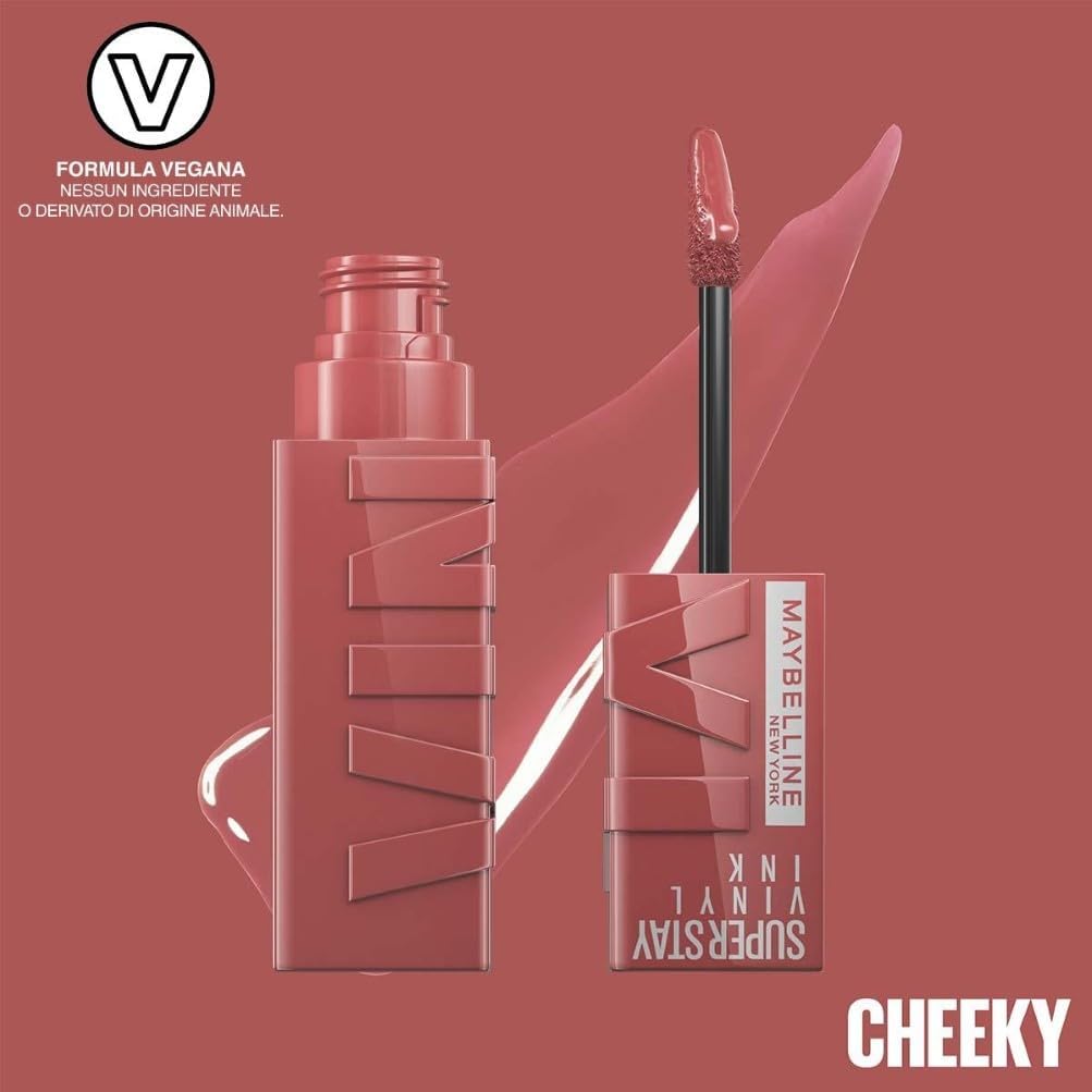 Detalle 2 de Maybelline Superstay Vinyl Ink tinta labbra 16H 💄