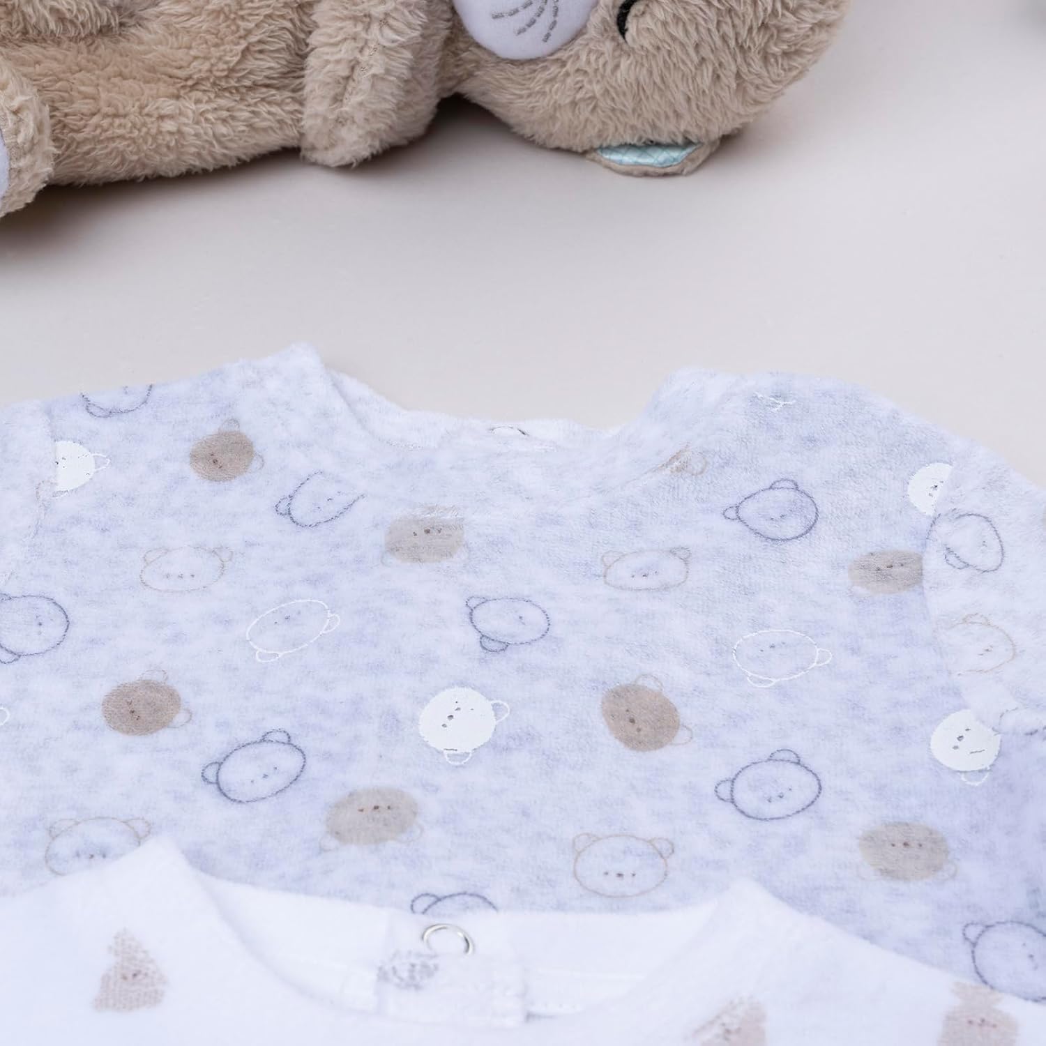 Detalle de Prénatal Set 3 tutine in ciniglia 👶