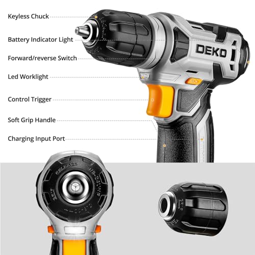 Thumbnail 3 de DEKO Taladro 8V con LED 📌