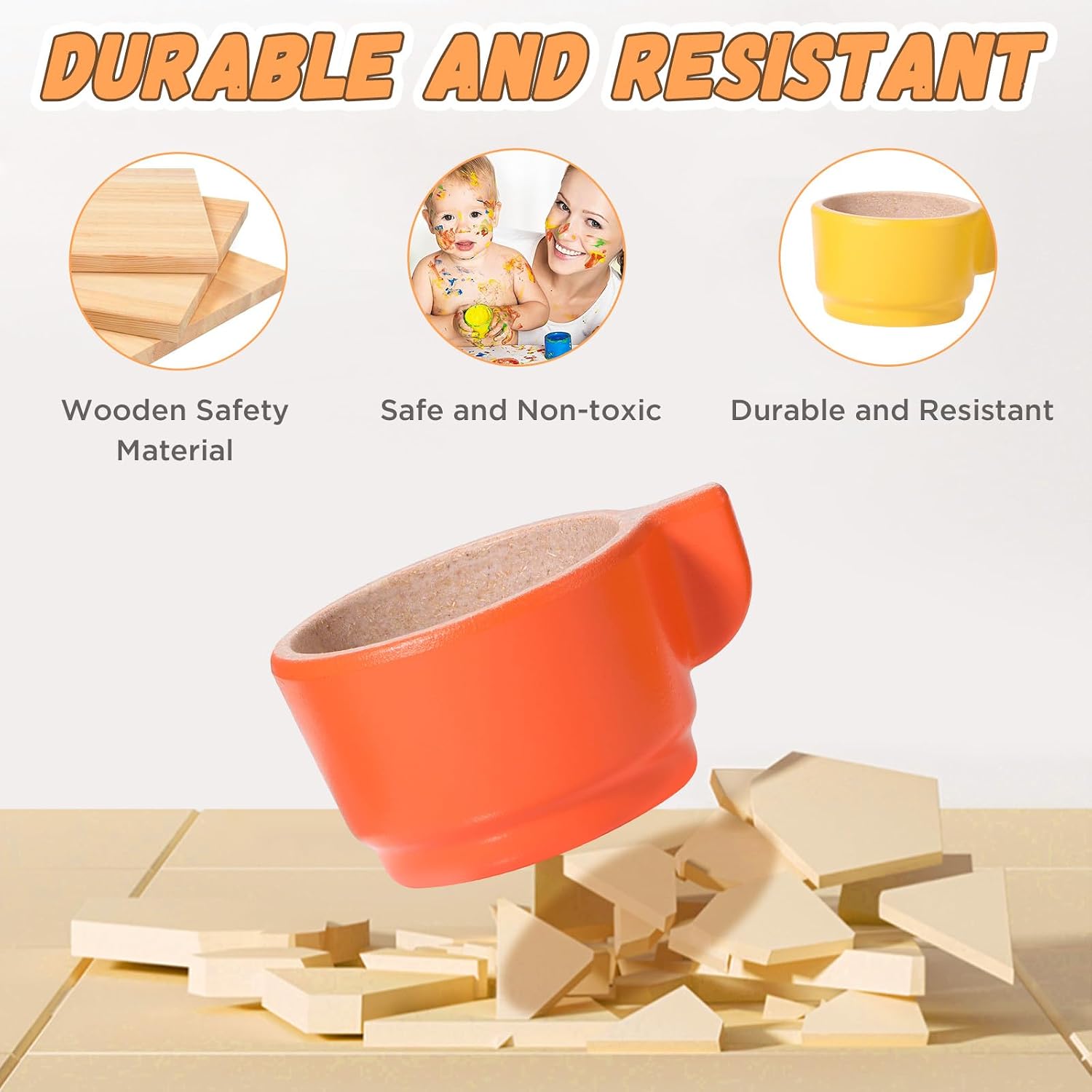 Thumbnail 2 de GAGAKU Wooden Play Food Sets for Kids Kitchen (26-Piece Montessori Wooden Pretend Food Set)