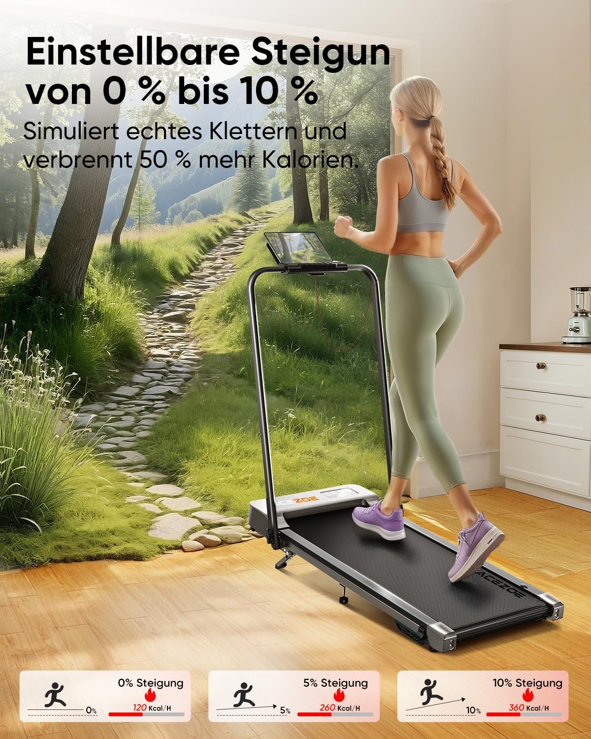 Thumbnail 2 de 6 in 1 Laufband klappbar 135 kg