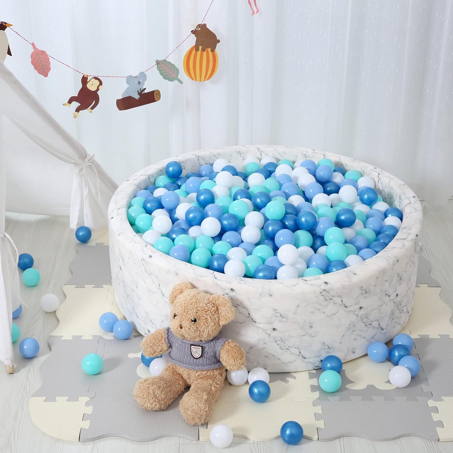 Thumbnail 1 de STARBOLO Phthalate-Free BPA-Free Ball Pit Balls for Toddlers (Phthalate Free, BPA Free) Pack Options