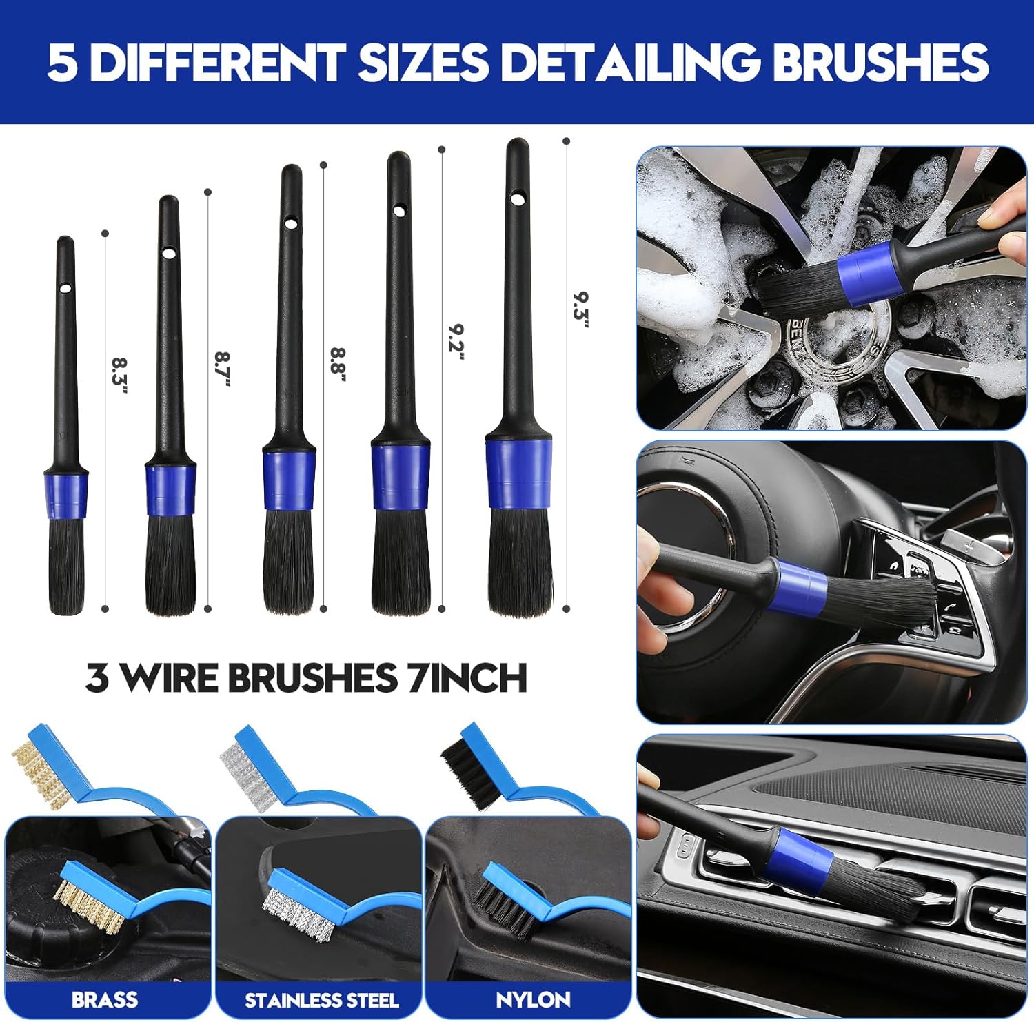 Detalle de Qydipclin 23Pcs Car Detailing Kit