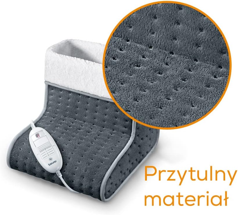 Detalle de Beurer FW 20 Cosy – elektryczny ogrzewacz stóp, 3 poziomy ciepła