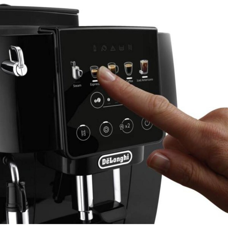 Detalle 2 de DeLonghi Magnifica ECAM220.51.B: cafetera superautomática con espumador de leche y 1,8 L